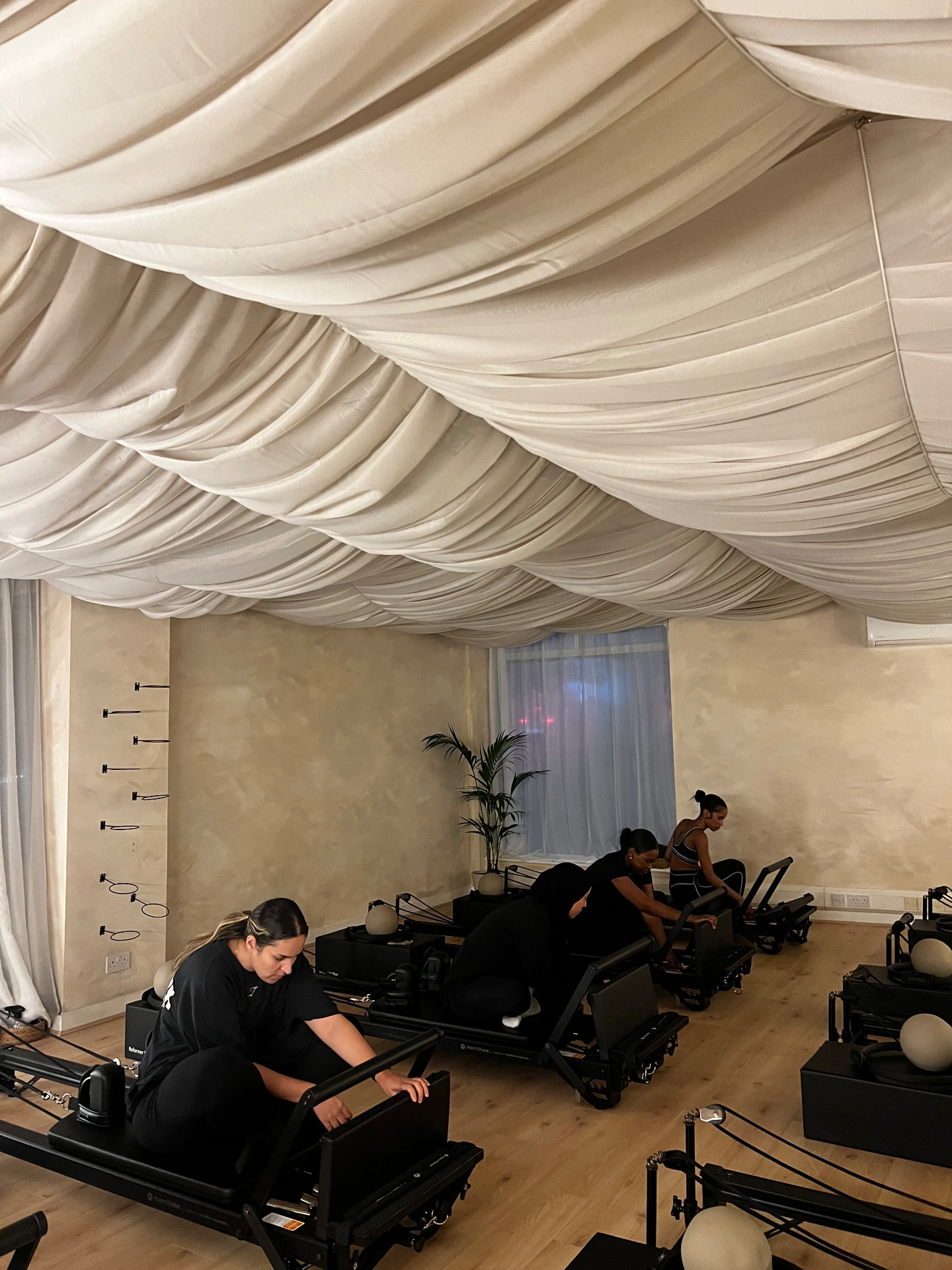 Women practicing together at Zaya Active