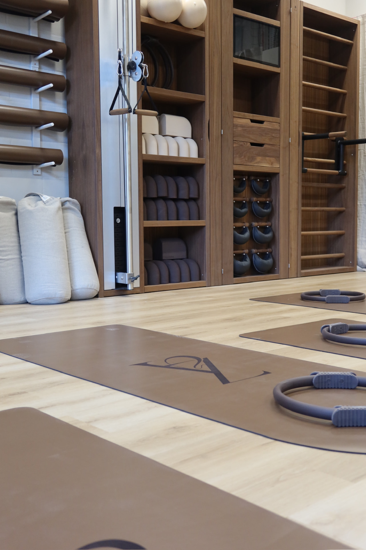 Zaya Active venue space set with mats
